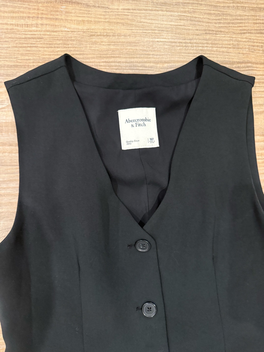 EUC Abercrombie Sleeveless Black Button-Front Steath Midi Dress size M pet.~$98 - Picture 4 of 6